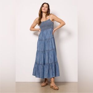 Z Supply Balos Chambray Midi Dress